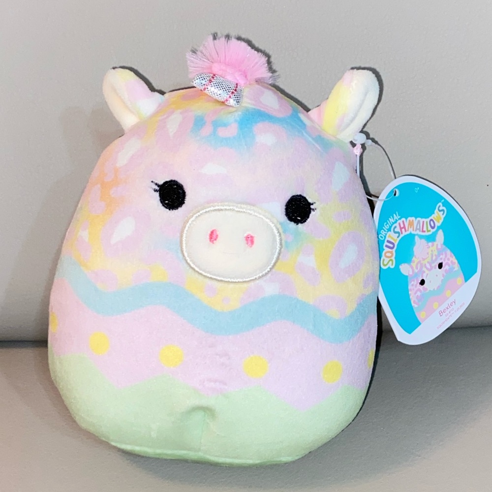 5” Squishmallows Bexley the Unicorn Easter Stuffed Plush